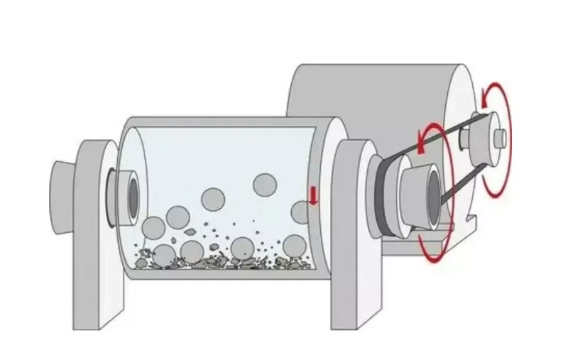 تصویر مقطع میکروسکوپی ساختار سرامیک آلومینا با خلوص 99.99 درصد