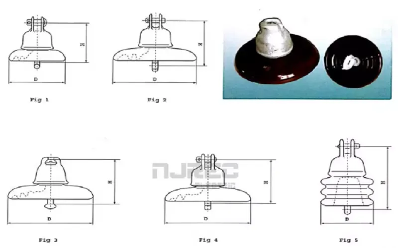 عایق سرامیکی چینی مورد استفاده در خطوط انتقال برق فشار قوی