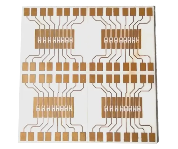 نمونه اشکال مختلف PCB سرامیکی شامل مستطیلی، دایره‌ای و اشکال سفارشی