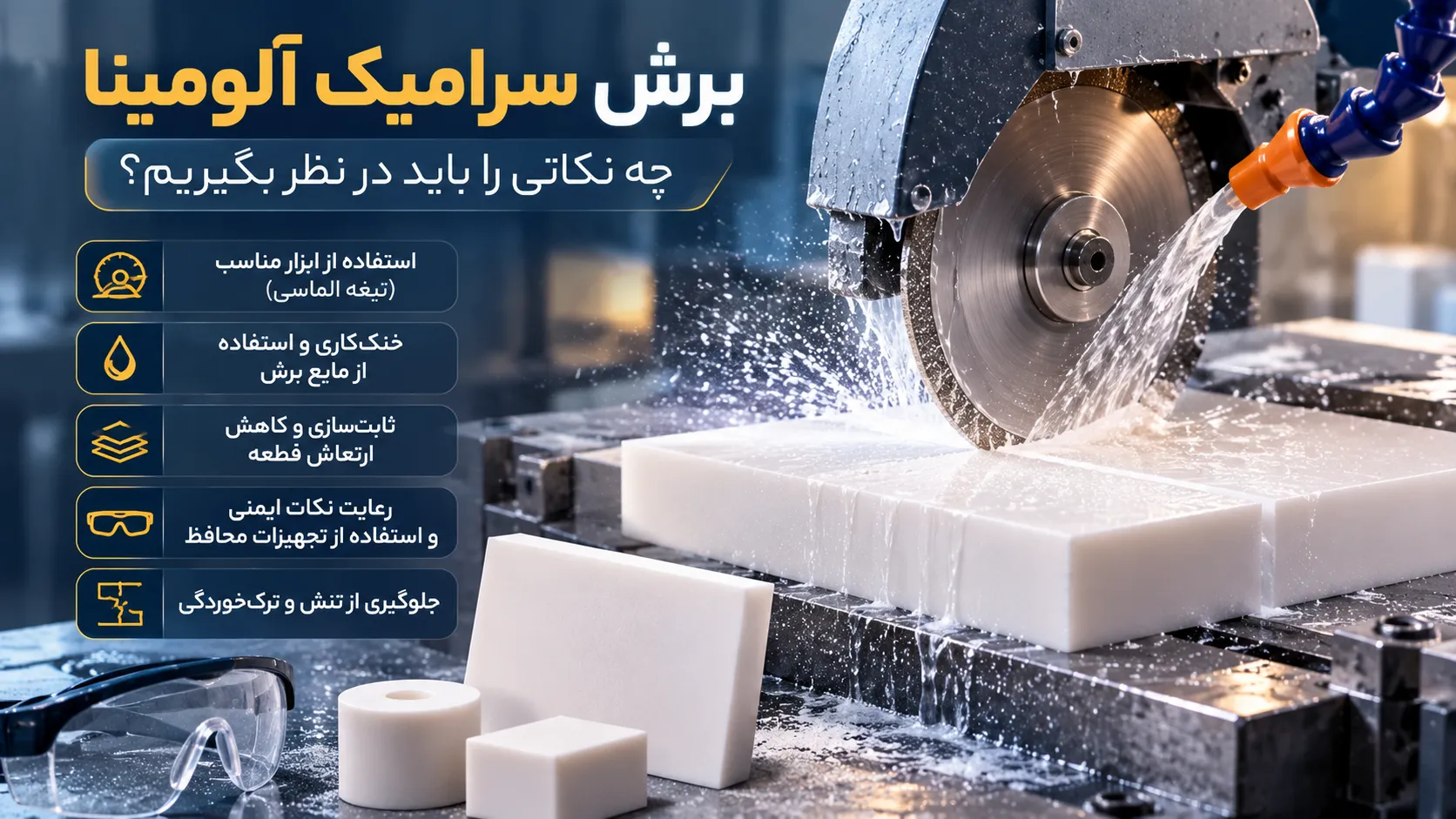 مقایسه انواع سابستریت آلومینا در اشکال مستطیلی و دایره‌ای